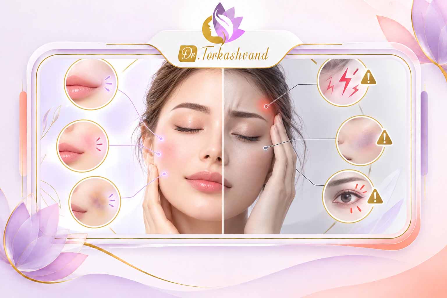 مراقبت پوست بعد از تزریق ژل 4
