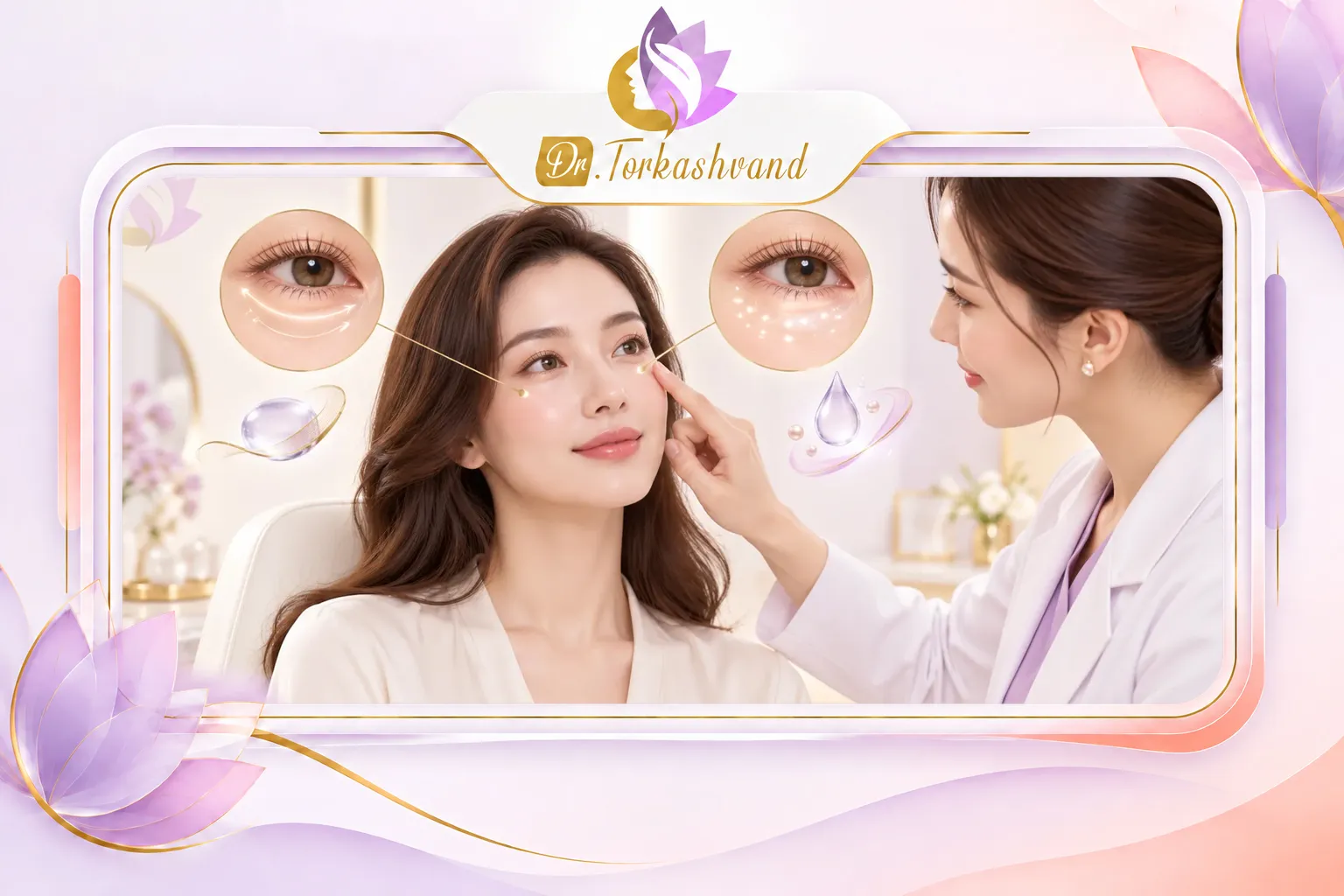 تفاوت فیلر زیر چشم و مزوتراپی زیر چشم 1